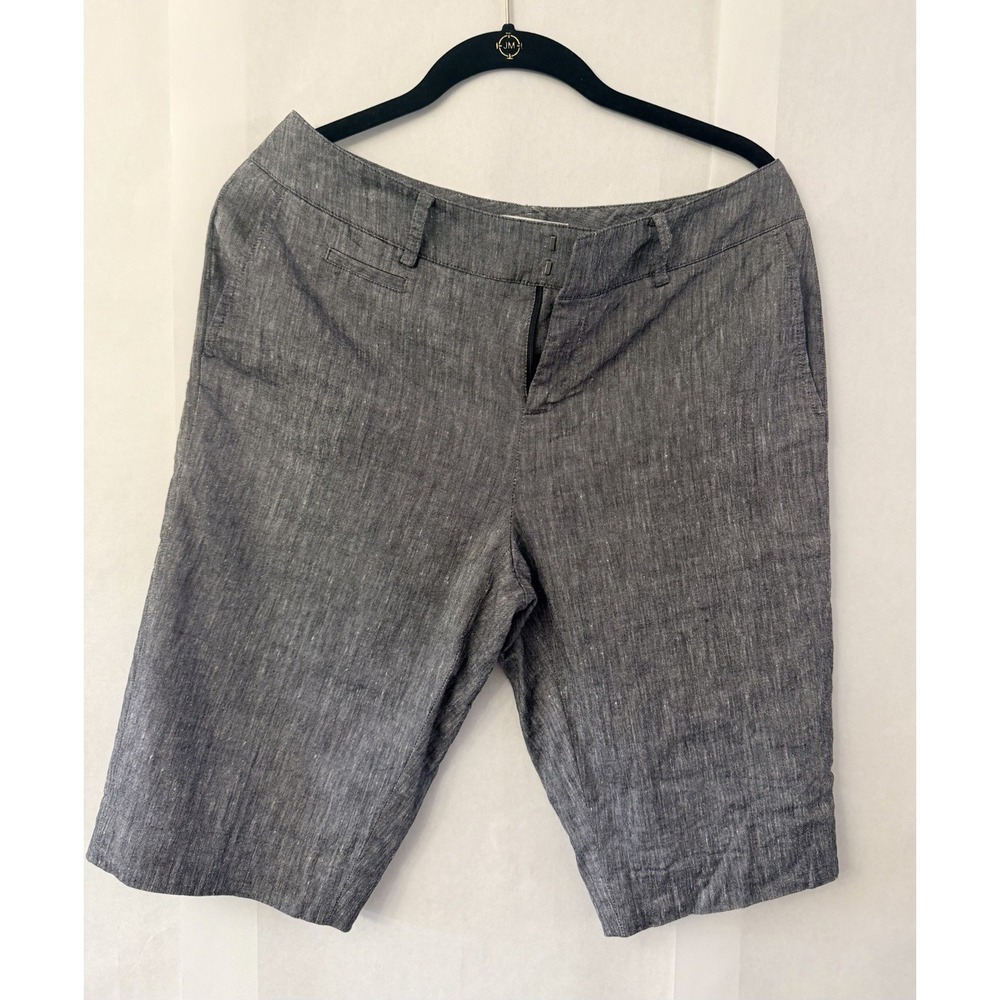 Coldwater Creek Natural Fit Women Gray Shorts Bermuda Length Size 6
